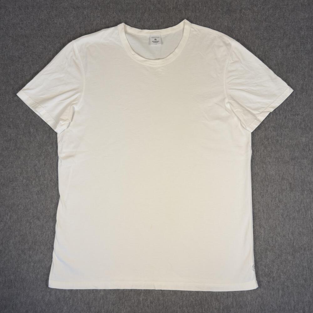 Reigning Champ Shirt Mens Large White Cotton Crewneck Tee T-Shirt Soft Canada